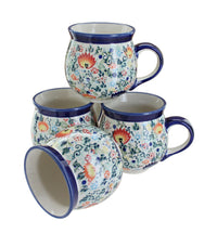 Polish Pottery Desert Oasis Bubble Mug Set