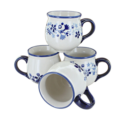 Polish Pottery Susanna Bubble Mug Set