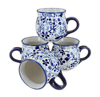 Polish Pottery Darcy 4 Piece Bubble Mug Set