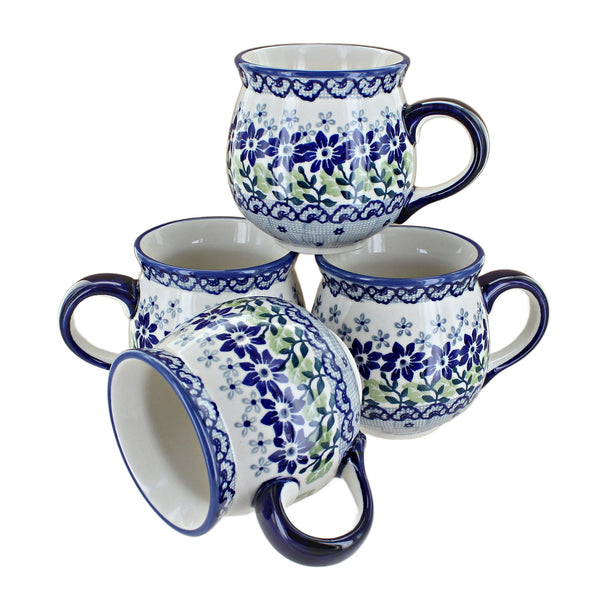 Hallsey 4 Piece Bubble Mug Set