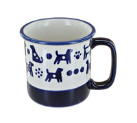 Polish Pottery Puppy Paws Mug
