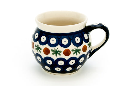 Nature Small Bell Shaped Mug Polish Pottery