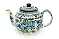 Ballina Medium Teapot Polish Pottery