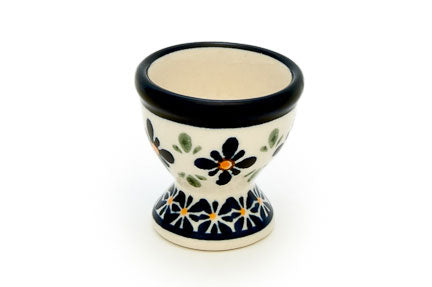 Mosaic Flower Egg Cup Polish Pottery