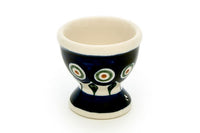 Peacock Egg Cup Polish Pottery