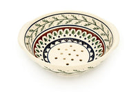 Evergreen Colander Polish Pottery