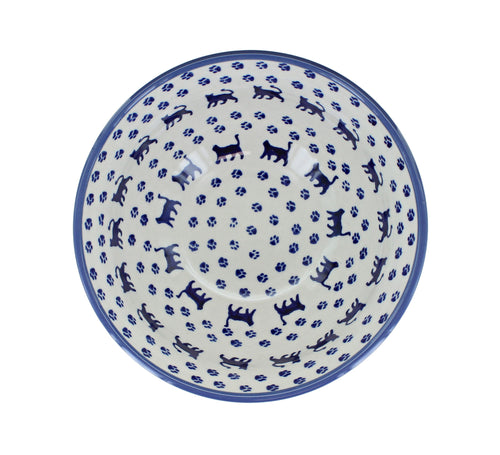 Kitschy Kitten Cereal/Soup Bowl Polish Pottery