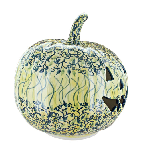 Green Lantern Large Pumpkin Polish Pottery