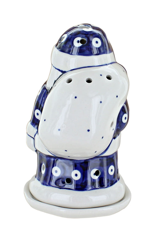 Dots Santa Luminary Polish Pottery