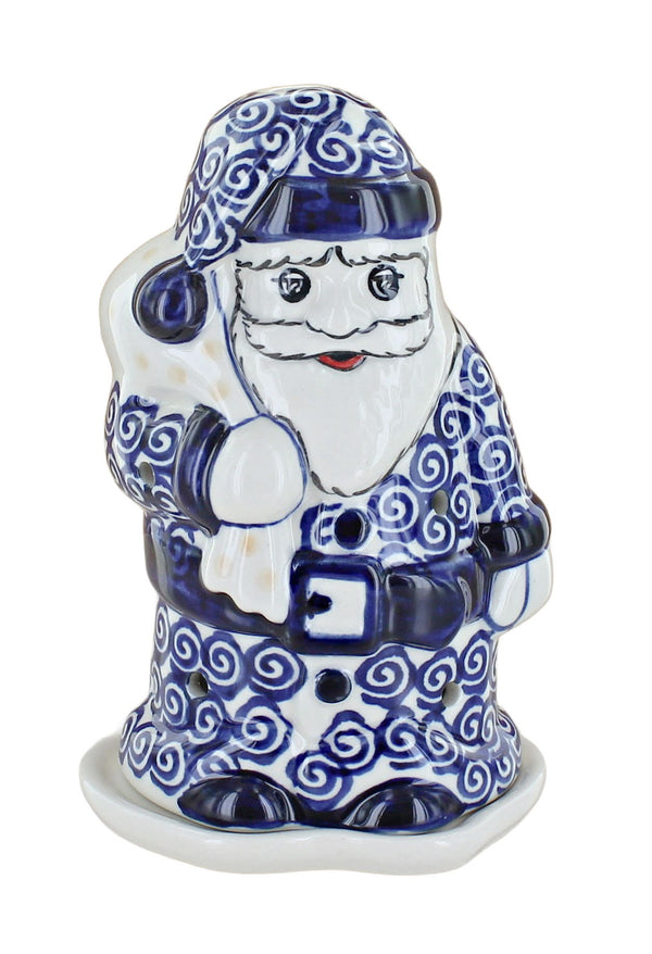Garden Bouquet Santa Luminary