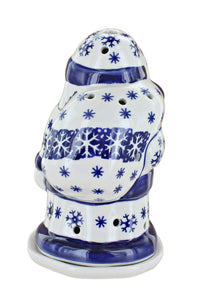 Snow Flurry Santa Luminary Polish Pottery