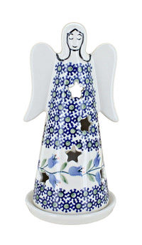 Polish Pottery Tulip Small Angel Luminary