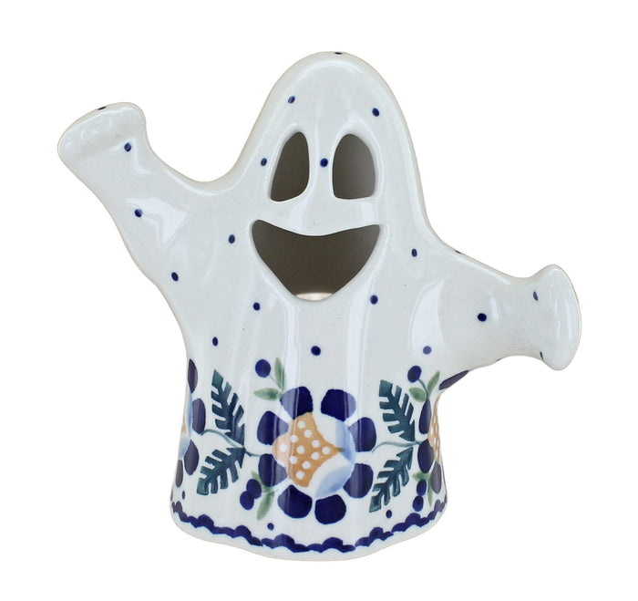 Polish Pottery Sunflower Ghost Luminary