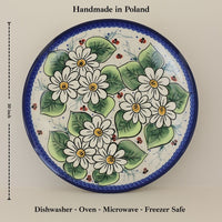 Ladybug Dinner Plate Polish Pottery