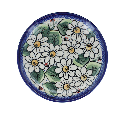 Ladybug Dessert Plate Polish Pottery