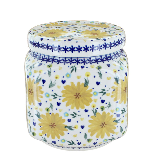 Yellow Daisy Large Canister