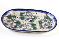 Ladybug Large Oval Dish Polish Pottery
