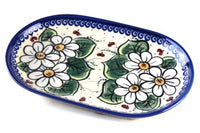 Ladybug Small Oval Dish Polish Pottery