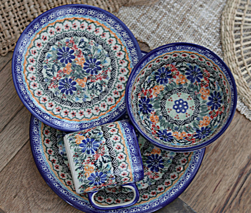 Ashley 16 Piece Dinner Set Polish Pottery