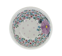 Lilac Garden Cereal/Soup Bowl Polish Pottery