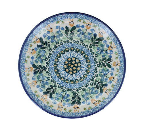 Lily of the Valley Dessert Plate Polish Pottery