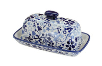 Polish Pottery Darcy Butter Dish