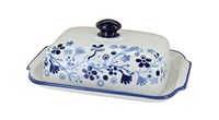 Polish Pottery Susanna Large Butter Dish