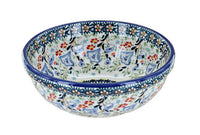 Polish Pottery Periwinkle Dessert Bowl