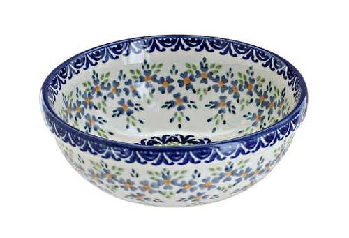 Polish Pottery Summer Vine Dessert Bowl