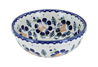 Polish Pottery Sunflower Dessert Bowl
