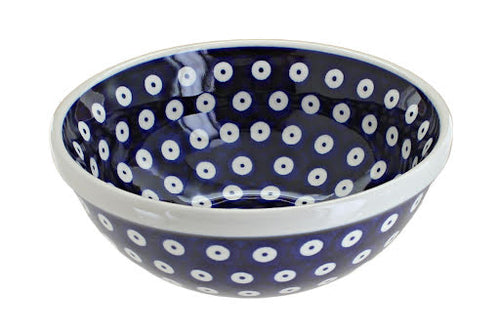Polish Pottery Dots Cereal/Soup Bowl