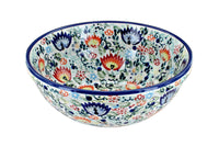 Polish Pottery Desert Oasis Cereal/Soup Bowl