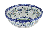 Polish Pottery Summer Vine Cereal/Soup Bowl