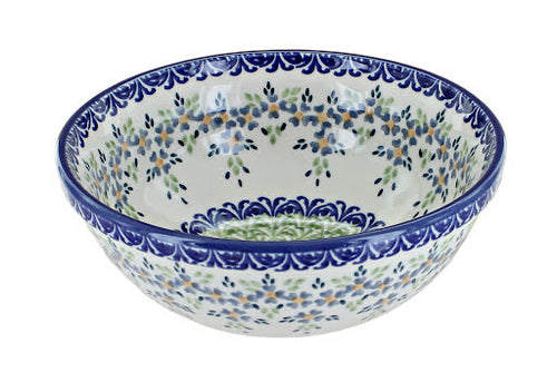 Polish Pottery Summer Vine Cereal/Soup Bowl