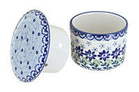 Hallsey French Butter Dish Polish Pottery