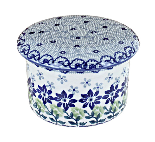 Polish Pottery Hallsey French Butter Dish