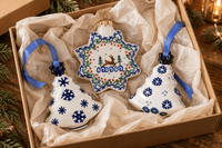 Reindeer Delight Star Ornament