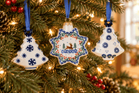 Reindeer Delight Star Ornament