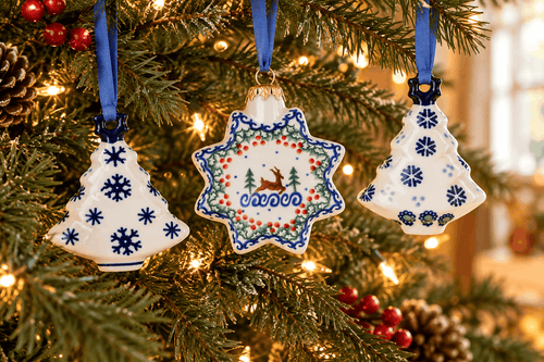 Reindeer Delight Star Ornament