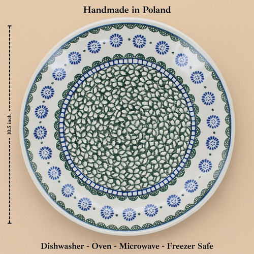 Maia Dinner Plate Polish Pottery