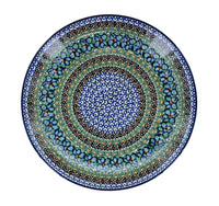 Mardi Gras Dinner Plate Polish Pottery