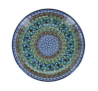 Mardi Gras Dessert Plate Polish Pottery