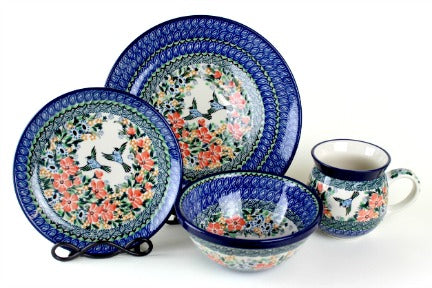 Maria 16 Piece Dinner Set Polish Pottery