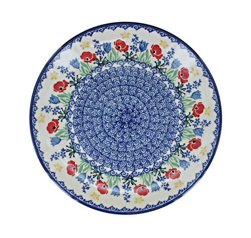 Memory Garden Dessert Plate Polish Pottery