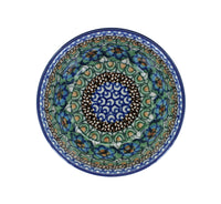 Mardi Gras Dessert Bowl Polish Pottery