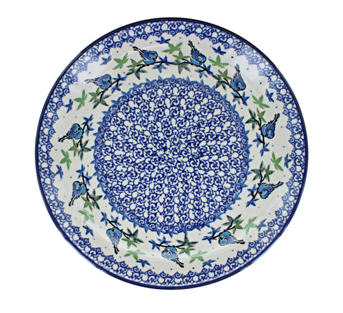 Mockingbird Dinner Plate Polish Pottery