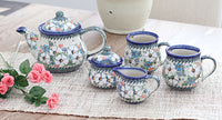 Morning Medley Cream & Sugar Set Polish Pottery