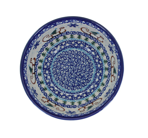 Noel Nights Cereal/Soup Bowl Polish Pottery