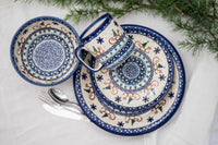 Noel Nights Cereal/Soup Bowl Polish Pottery
