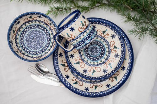 Noel Nights Cereal/Soup Bowl Polish Pottery